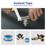 Vancoco Garden Hose Splitter - 2 Way Hose Splitte rwith On/Off Valves, 3/4 inch Garden Hose Connector and Y Splitter, Adapter for Garden Tap, Outdoor Outlet ＆ Spigot