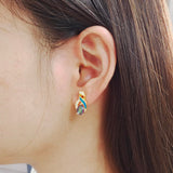 Hermosa Jewelry Sets Australian Created Opal Necklace Earrings Mother's Day Gifts Jewelry for Mom (JS6)