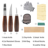 Wood Whittling Kit with Basswood Blocks Sets for Adults and Kids Beginners,Carving Set Includes 3pcs Widdling Knife & 8pcs Blocks & Gloves,Gifts for Christmas,Children's Day,Fathers Day,Mothers Day