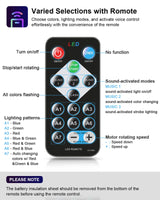 Luditek 2-Pack Sound Activated Party Lights with Remote Control, Disco Ball Light, DJ Strobe Lamp for Home Room Dance Party Supplies White Elephant Gifts Birthday Christmas Halloween Party Decorations