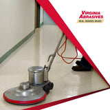 Virginia Abrasives Green Floor Maintenance Pads, Heavy Duty Non-Woven Scrub Pads for Floor Scrubber Machine & Orbital Machines, Deep Cleaning & Light Stripping for Heavily Soiled Floors, 20" - 5 Pack