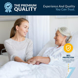 MED Pride Disposable Underpads 17x24 in,Super Absorbent,Incontinence,100 Ct