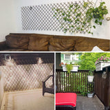 Helprise Expandable Willow Lattice Fence Panel Plant Support Garden Trellis Willow Trellis Fence for Climbing Plants Vine Ivy Rose Cucumbers Clematis Outdoors Garden Yard,36X92 Inch(2PC)