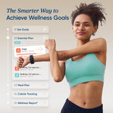 Etekcity Smart Rechargeable Scale for Body Weight, BMI, Fat, Muscle Mass, FSA HSA Eligible, Digital Bathroom Scale with 13 Metrics, Secret Mode, Bluetooth Connect to Free Apps, Rainbow White