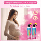 Merear Gender Reveal Fire Extinguisher 2 Packs, Gender Reveal Ideas, Baby Girl Reveal Party Ideas 100% Biodegragable for Gender Reveal Decorations (Pink)