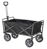 Mac Sports Collapsible Folding Outdoor Utility Wagon, Black