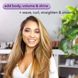 Instyler Freestyle Ceramic Styling Wand | Salon Quality at Home | Ionic Tip Barrel | Dual Voltage Tool | Ceramic Heated Bristles | Frizz Reducing Brush