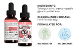Legendairy Milk Lactivist Drops, Breastfeeding Supplement to Increase Breast Milk Supply, Organic Torbangun for Lactation, Made in USA, Alcohol Free, 4 Fl Oz