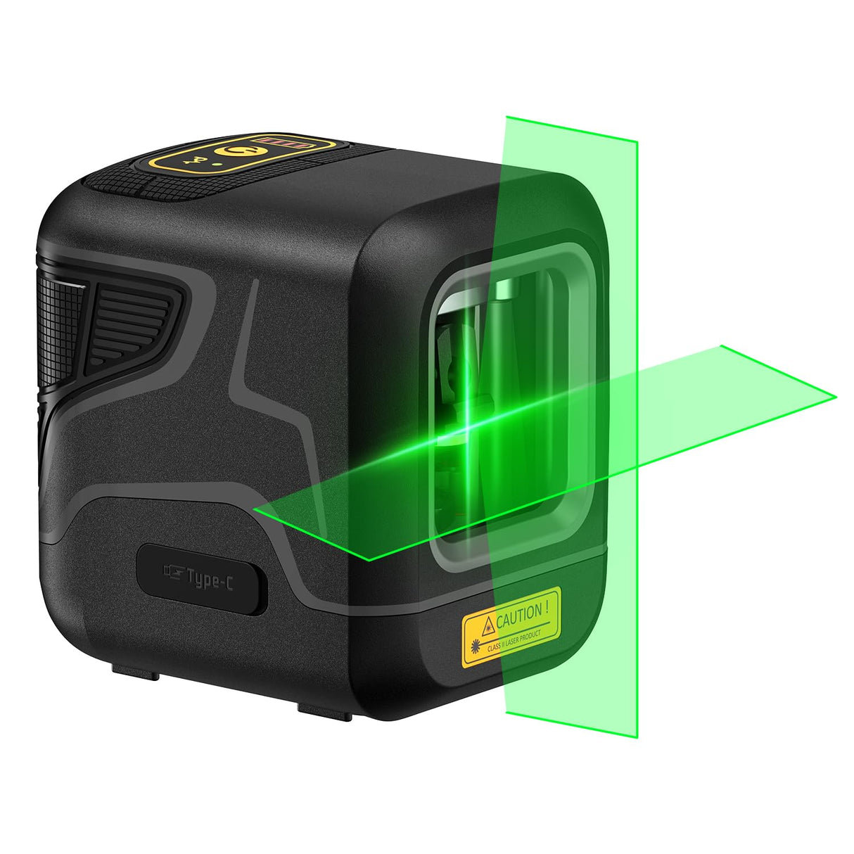 Fanttik D2 Pocket Green Laser Level, 100 ft Self-Leveling Cross Line Laser, Type-C Rechargeable, Rotatable 360 Degree, Pulse Mode, Magnetic Bracket, Carrying Pouch, for Picture Hanging and Home DIY