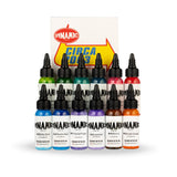 Dynamic Color Co - Circa Color Set 1oz Includes: Electric Blue, Sky Blue, Teal, Turquoise, Bright Orange, Light Brown, Lyme Green, Leaf Green, Tropical Purple, Lavender, Hot Pink, Bubble Gum Pink