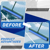 Suclain Tennis Court Squeegee 36 Inch PVA Foam Tennis Sponge Roller Lightweight Removes Water Quickly Clear Floors Tool for Tennis Basketball Sports Courts Garages(Blue,2pcs)