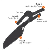 NEOFECT Drop Foot Brace - Adjustable AFO Ankle Brace for Walking & Stroke Recovery, Breathable Material for Ankle and Foot Support, Comfortable Design (Large/Right)