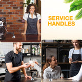 Yeshone 50 Pcs Loud Hand Bell Bulk Dinner Service Bell for Food Line Care for The Sick and Elderly Alarm Ringing Call for Pets Jingles Weddings Christmas Decoration(Silver)