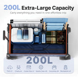 EchoSmile Collapsible Wagon Cart, Heavy Duty 400lbs Capacity, Blue