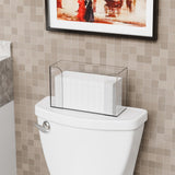 Clear Bathroom Paper Towel Dispenser,11″ Long Acrylic Trifold Paper Towel Holder,Lucite Multifold Paper Towel Dispenser for Papertowel,Z-fold,Folded,C fold,Tri Fold and Paper Napkin Holder,Pack of 1
