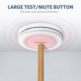 HATHEPHS Combination Smoke and Carbon Monoxide Detector Alarm, 10-Year Battery Dual Sensor Fire & CO Alarm with Large Test/Silence Button, Adhesive & Screws Included, 3-Pack