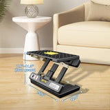 Arejonner Foldable Foot Rest, 12 Modes Adjustable Ergonomic Foot Rest for Office, Yellow