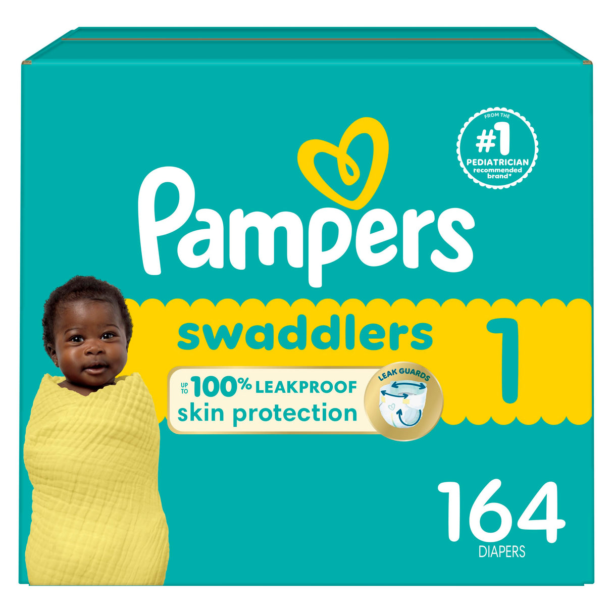 Pampers Baby Diapers - Swaddlers - Size 4, 66 Count, Ultra Absorbent Disposable Infant Diaper