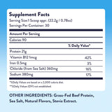 Equip Foods Prime Protein Powder | Clean, Grass Fed Beef Protein Isolate | Carnivore Protein Powder | Paleo, Keto Friendly | Gluten, Dairy Free | 30 Servings, Salted Caramel