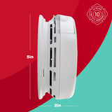 FIRST ALERT BRK SC7010B-3 Hardwired Smoke and Carbon Monoxide (CO) Detector with Battery Backup, 3-Pack