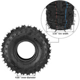 GREHUA 4.10-4 Tire and Tube Set for Lawn Mower Snow Blower Generator Parts
