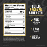 RYSE Loaded Protein Powder - Chocolate Cookie Blast - 25g Whey Protein Isolate & Concentrate with Prebiotic Fiber & MCTs - Low Carb, Low Sugar, Digestive-Friendly - 54 Servings / 4 lb Tub