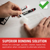 Araldite ARA-400005 Translucent Rapid Adhesive Epoxy-Sets in 5mins, 2 x 15ml, Tubes