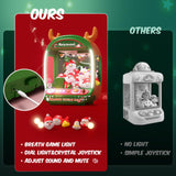 Skirfy Christmas Claw Machine for Kids, Holiday Toys for Girls Age 6+, Mini Arcade Game Vending Machine with Plush Toys and Candy Dispenser, Festive Claw Game Machine, for Girls