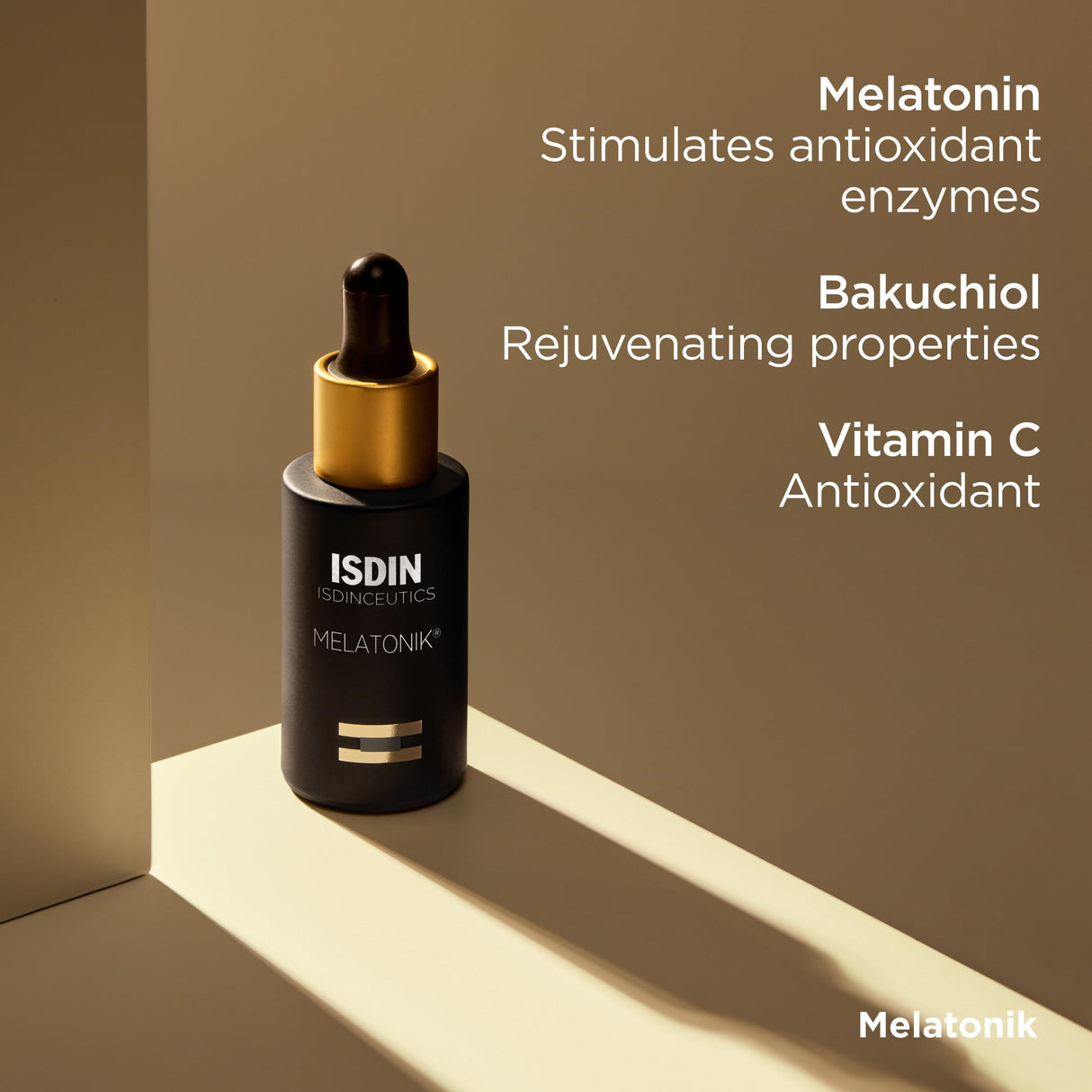 ISDIN Melatonik, Overnight Recovery Anti-Aging Benefits Night Serum, 3-in-1 Repairs, Restores and Brightens with Melatonin, Bakuchiol, Vitamin C…