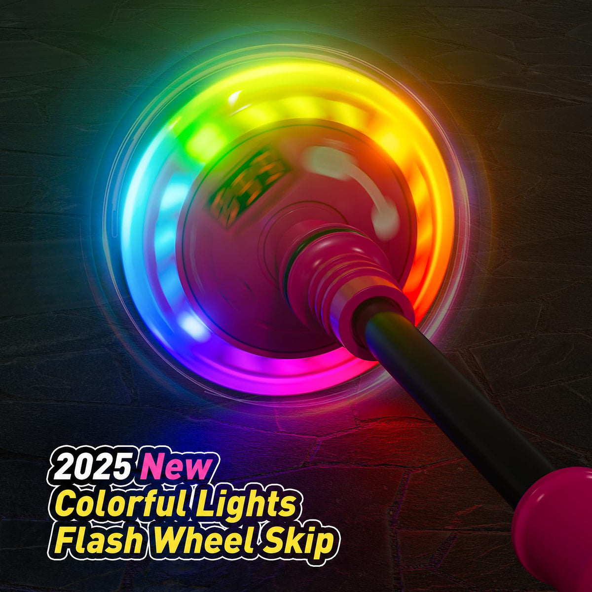 Flooyes Skip Ball for Kids, Ankle Skip Ball Toy with Counter, Timer