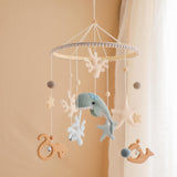 let's make Crib Mobile for Baby Boys Girls Ocean Whale Nursery Mobile Gender Neutral Baby Mobile Handmade Ceiling Mobile Best Gifts for Christmas Birthday Baby Shower