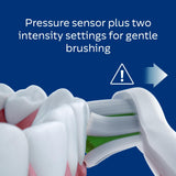 Philips Sonicare ProtectiveClean 5100 Rechargeable Electric Toothbrush, with Pressure Sensor, 3 Cleaning Modes, SmarTimer and QuadPacer, 14-Day Battery Life, Travel Case, Black, Model HX6850/60