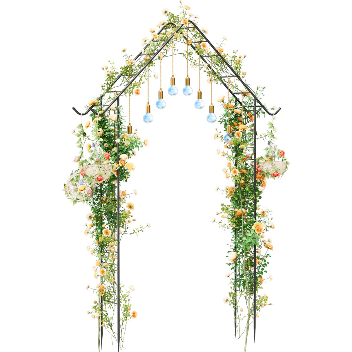 Heavy Duty Garden Arch Trellis for Climbing Plants Garden Arbor Arches