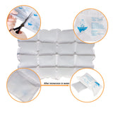 TarppedRock Dry Ice Packs for Shipping Frozen Food, 10 Sheets Reusable Cold Ice Packs for Coolers, Lunch Bag, Flexible Long-Lasting Ice Blanket Sheets