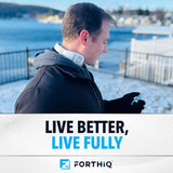 FORTHiQ Neck TENS Machine with Heat, Electric Neck Massager for Pain Relief, 15 Levels Deep Tissue Massage, Portable and Soothing, FSA or HSA Eligible