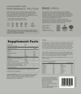 Form Performance Protein - Vegan Protein Powder - 30g of Plant Based Protein per Serving, with BCAAs and Digestive Enzymes. Perfect Post Workout. Tastes Great with Just Water! (Chocolate Hazelnut)