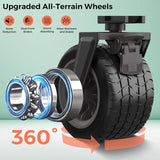 SUNNYFEEL 550L Double Decker Wagon with High Extender & Tailgate
