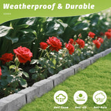 16 Pack Garden Landscape Edging Borders, Lawn Edging for Landscaping, No Dig Fencing Lawn Border, DIY Outdoor Patio Yard Balcony Landscaping, for Lawn Yard Pathway Divider 20 Ft Total
