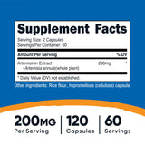 Nutricost Artemisinin 200mg, 120 Vegetarian Capsules - Non-GMO, Gluten Free, 60 Servings