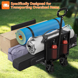 Semoprus 3 in 1 Wagons Carts Foldable,360LBS Beach Cart with Sturdy Wheels