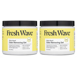 Fresh Wave Lemon Odor Removing Gel, 15 oz., Pack of 2 - Safer Odor Absorbers for Home, Natural Plant-Based Odor Eliminator, Every 15 oz. lasts 30-60 Days, For Cooking, Trash & Pets