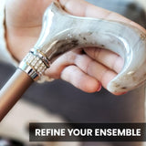 Pearlz Designer Adjustable Cane (Champagne)