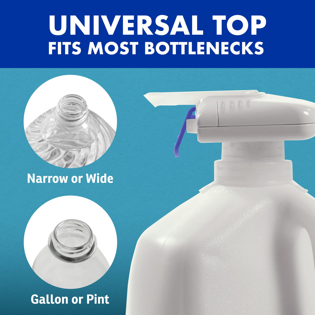 The Magic Tap Automatic Drink Dispenser - Hands-Free Beverage Dispenser for Fridge - Perfect for Milk, Juice - Gifts for Women & Men - 3 Pack, White