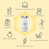 LONGEVITY LABS + spermidineLIFE Natural Supplement, Non-Synthetic Plant-Based Wheat Germ Extract with High Spermidine & Zinc for Cell Renewal, Vegan, for Women & Men, 60 Capsules