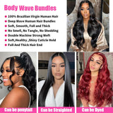 Human Hair Bundles Body Wave 20 22 24 26 Inch 4 Bundles 12A Human Hair Extensions 100% Unprocessed Brazilian Virgin Human Hair Deals Quick Weave Bundles Curly Wave Hair Natural Black Color
