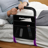 Bed Rails for Elderly Adults Safety - Medical Bed Support Bar Mobility Assistant with Storage Bag and Fixing Strap, Tool-Free Assembly, Fit King, Queen, Full, Twin