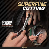 Fagaci Professional Hair Scissors 6” Extremely Sharp Blades, Fine Cutting Blades, Hair Cutting Scissors Professional, Hair Shears, Barber Scissors Set for Men and Women, Haircut Scissors Hair Kit