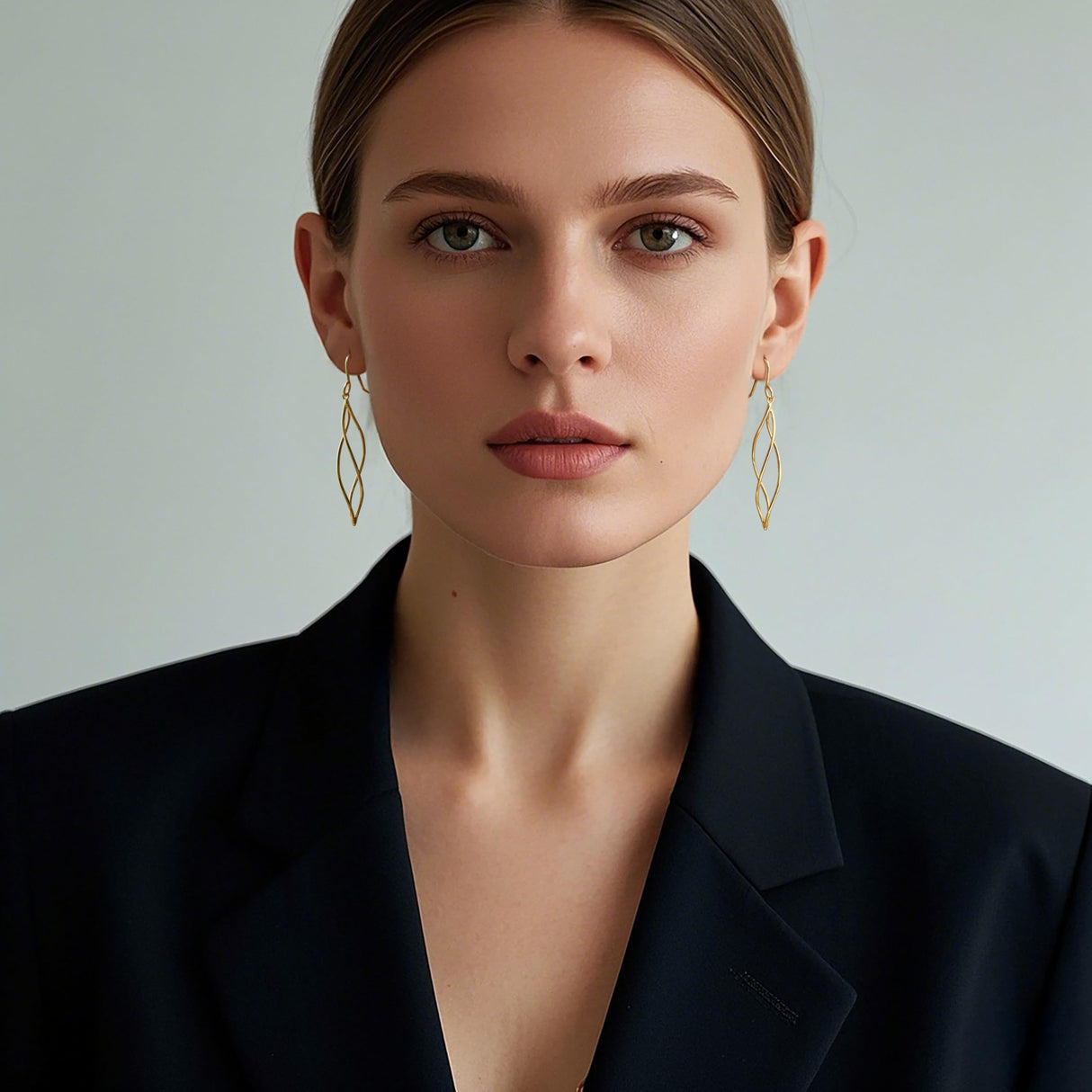 Gold Dangle Earrings 14K Gold Earrings for Women