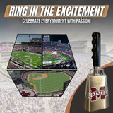 Chrome Plated Mississippi State 10-inch Cowbell with M-State Logo