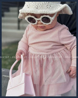 FoodieTot Toddler Snack Purse | Baby Toddler Gift Set | Snack Container for Puffs & Yogurt Melts | Toddler Snack Dispenser | Birthday Christmas Gift for Girls Age 1–4 Years